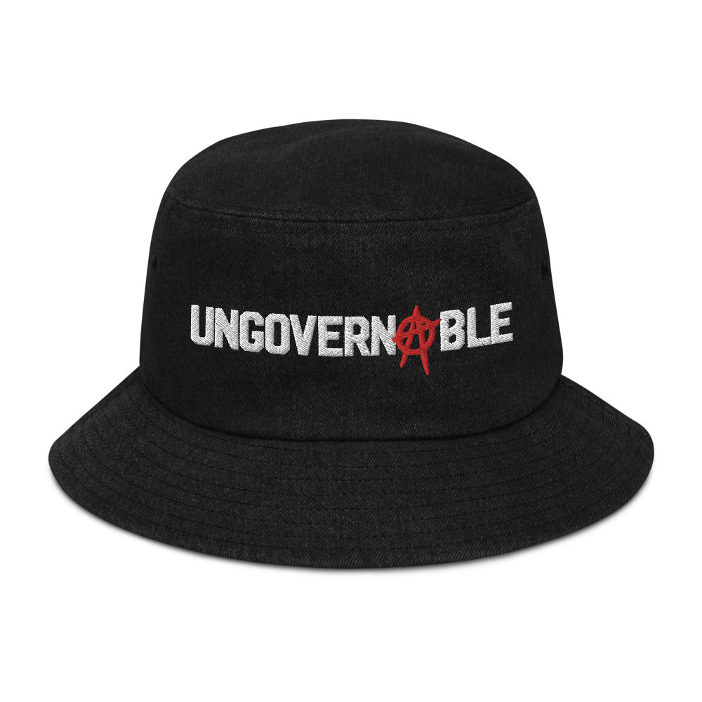 Ungovernable Denim bucket hat
