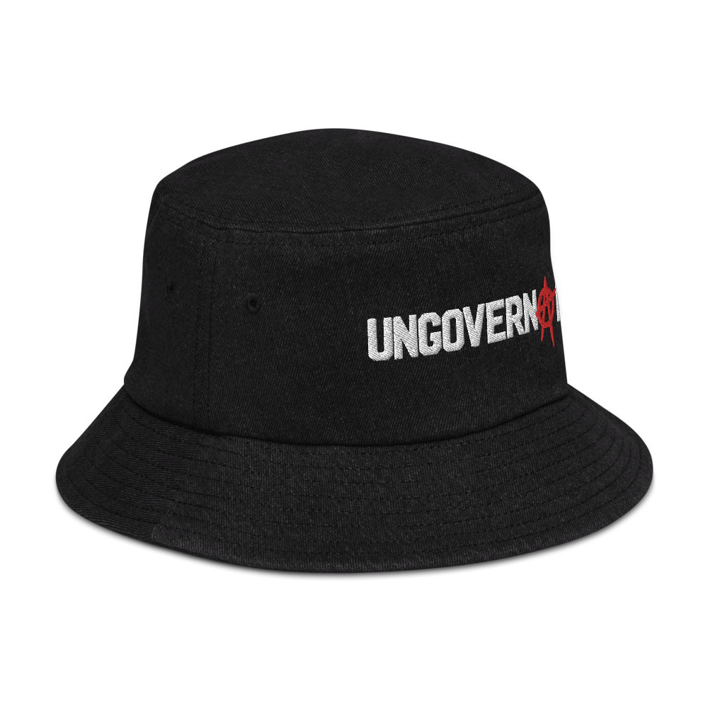 Ungovernable Denim bucket hat