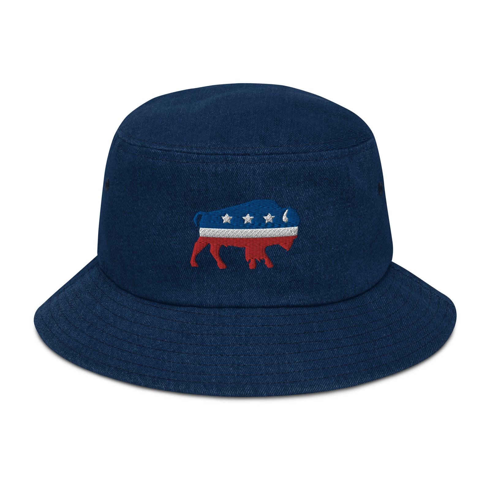 Bison Independent Denim Bucket Hat