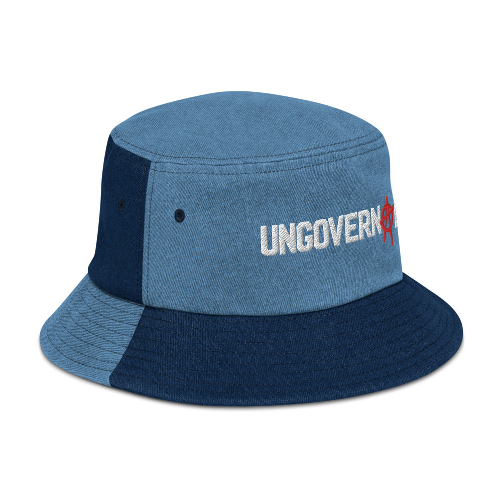 Ungovernable Denim bucket hat