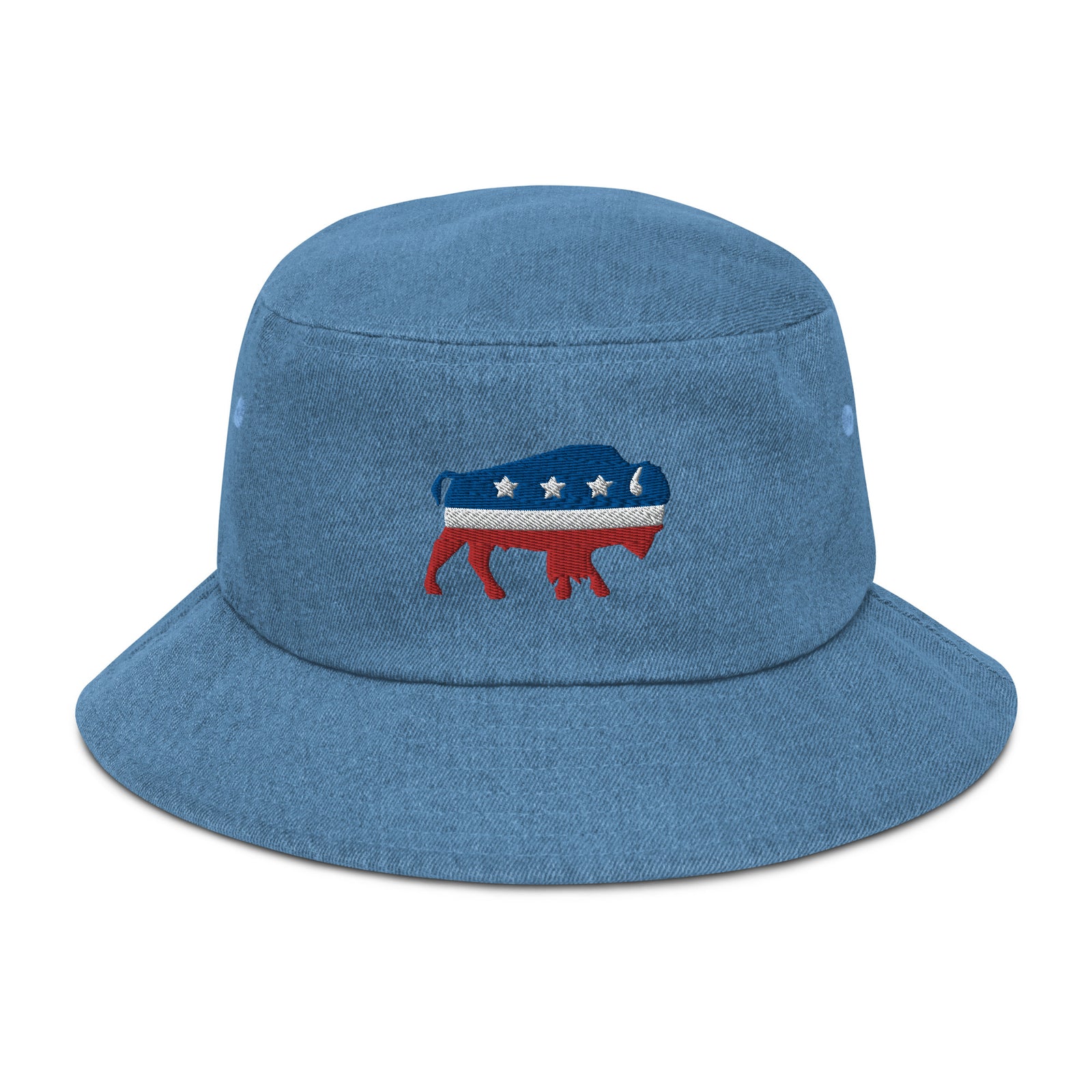 Bison Independent Denim Bucket Hat