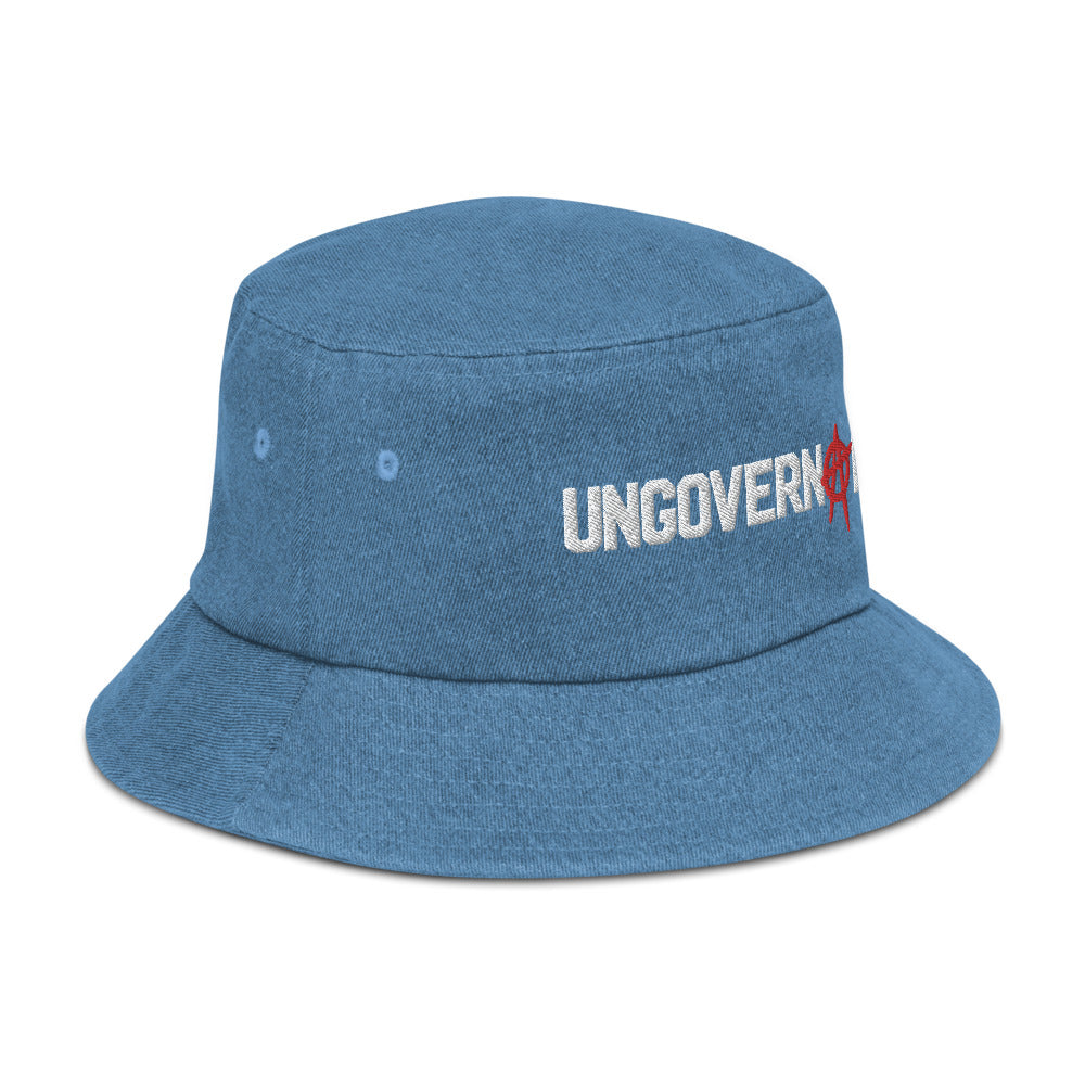 Ungovernable Denim bucket hat