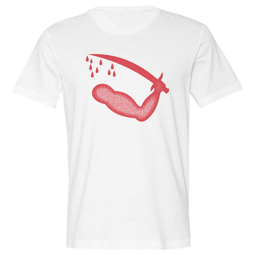 Dimmitt&#39;s Goliad Bloody Red Arm Vintage Shirt