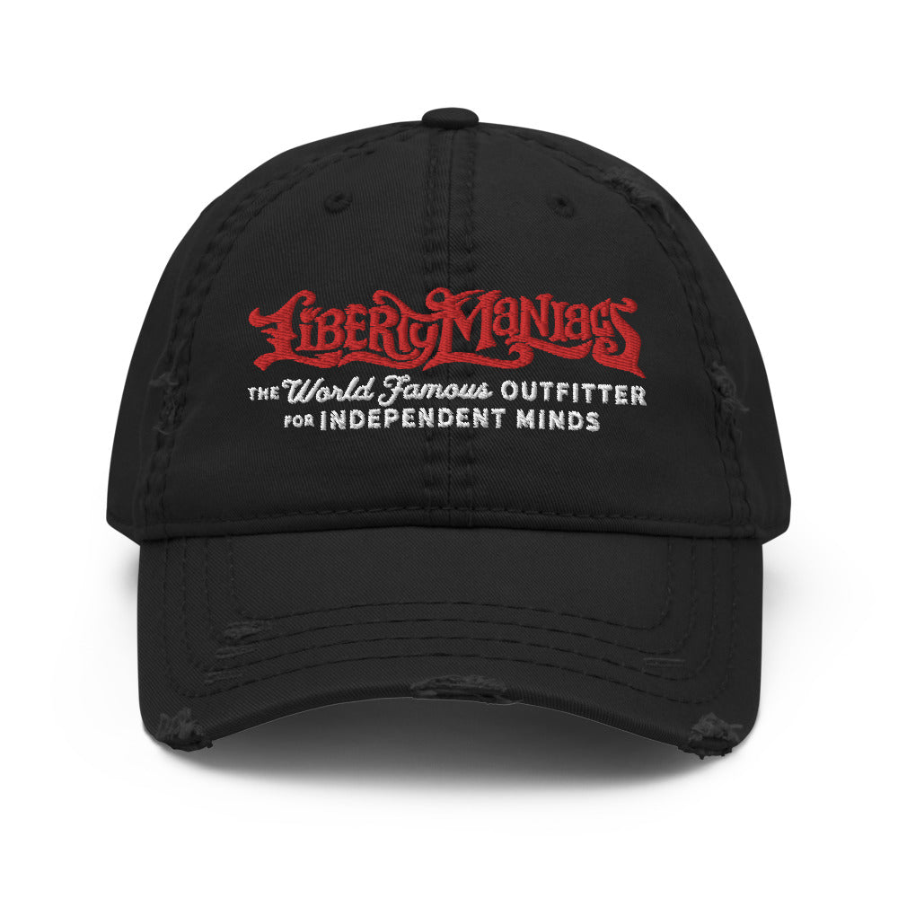 Liberty Maniacs Logo Distressed Dad Hat