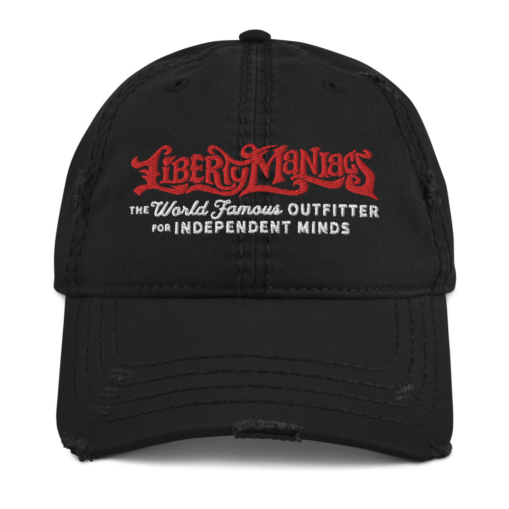 Liberty Maniacs Logo Distressed Dad Hat