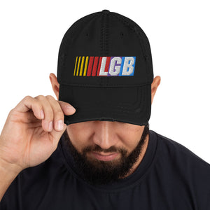 Let's Go, Brandon LGB Distressed Twill  Hat