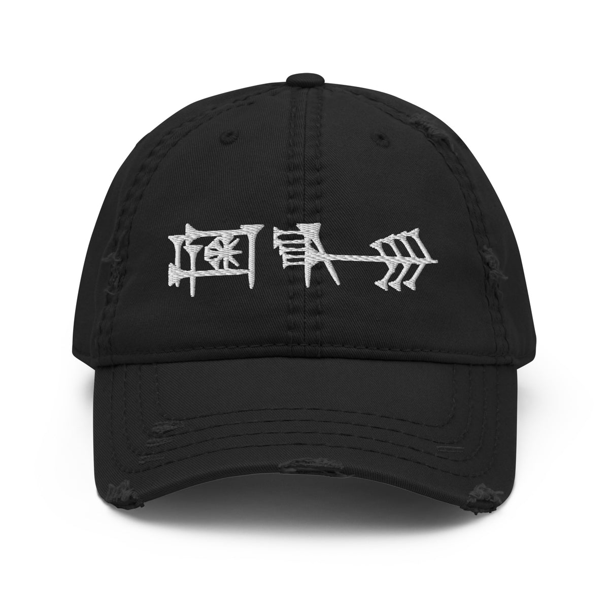 Ama-gi Cuneiform Distressed Hat