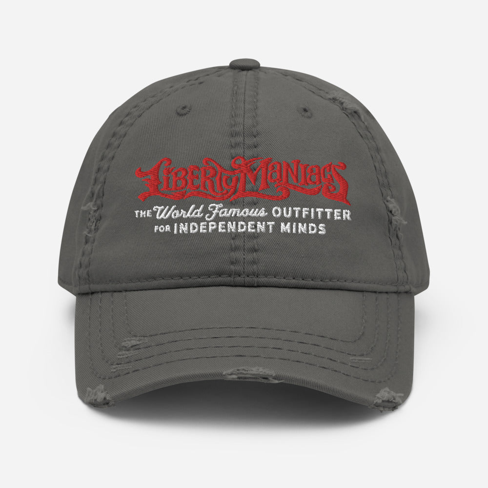 Liberty Maniacs Logo Distressed Dad Hat