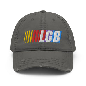 Let's Go, Brandon LGB Distressed Twill  Hat