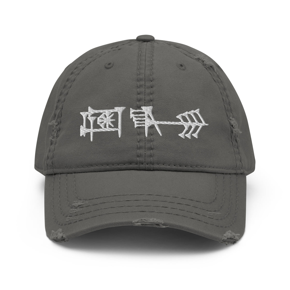 Ama-gi Cuneiform Distressed Hat