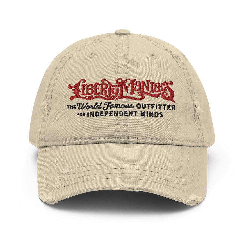 Liberty Maniacs Logo Distressed Dad Hat