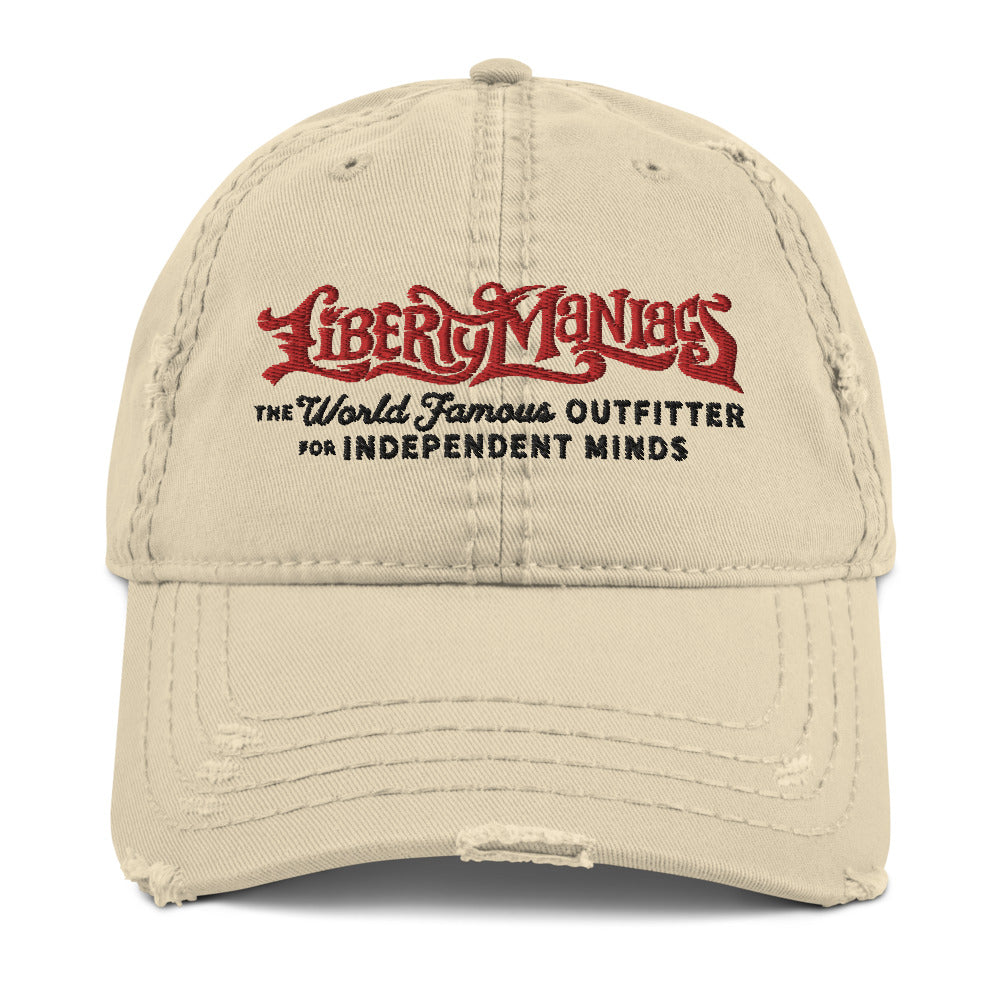 Liberty Maniacs Logo Distressed Dad Hat
