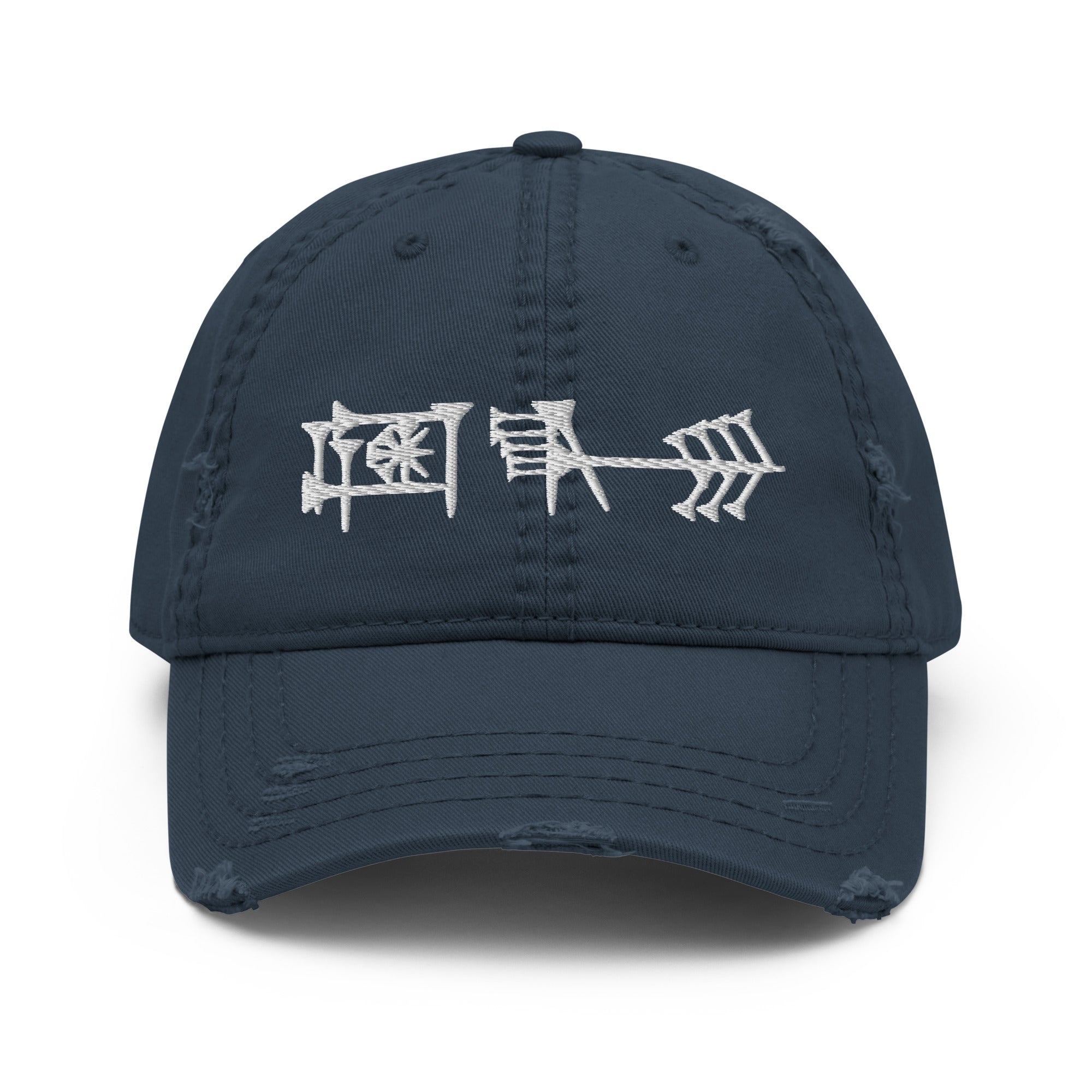 Ama-gi Cuneiform Distressed Hat