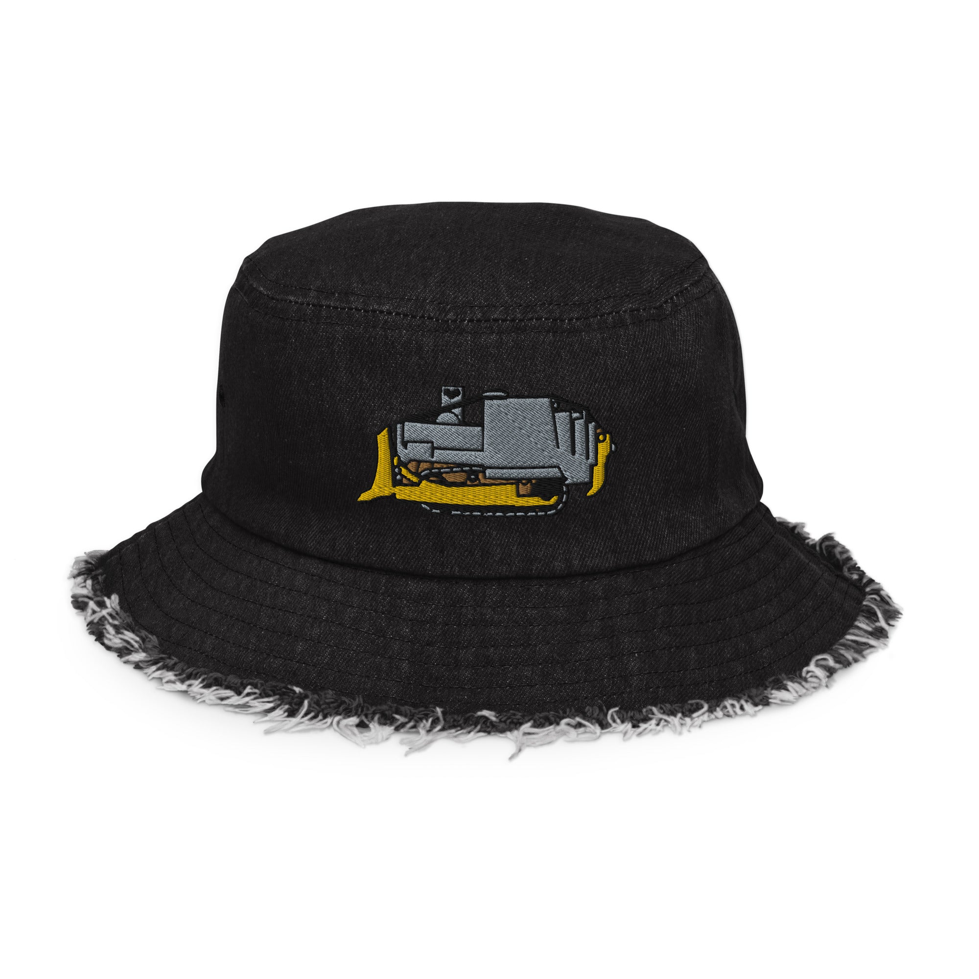 Killdozer Distressed Denim Bucket Hat