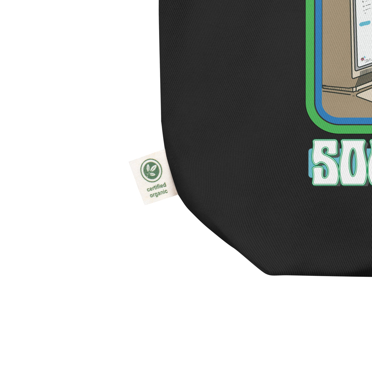 Let’s Destroy the World with Social Media Eco Tote Bag