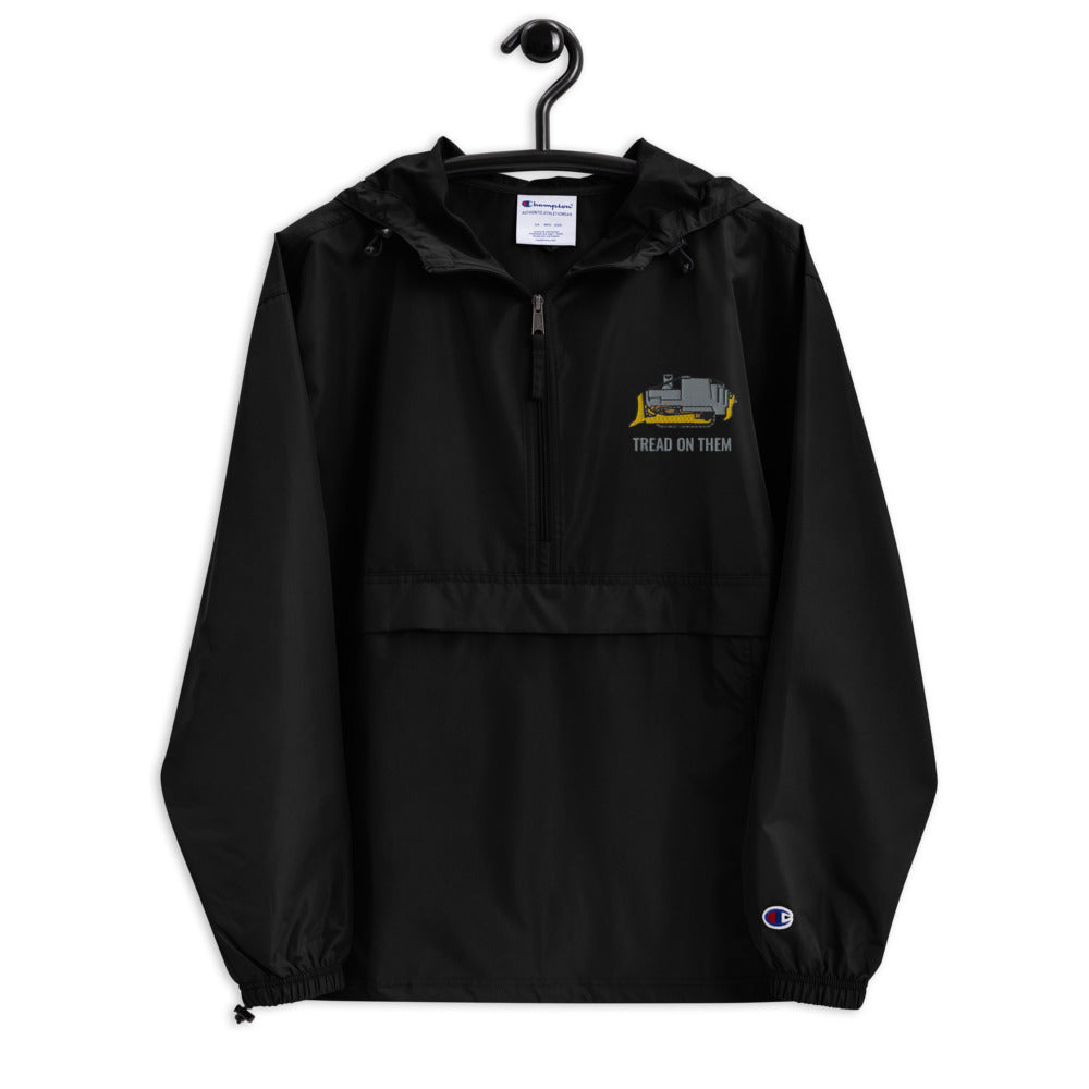 Killdozer Tread On Them Embroidered Champion Packable Jacket