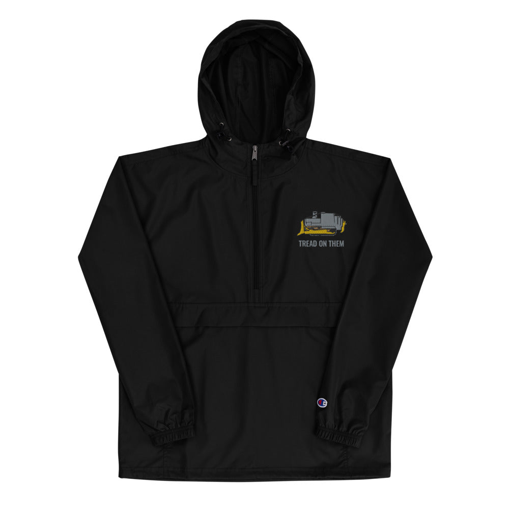 Killdozer Tread On Them Embroidered Champion Packable Jacket