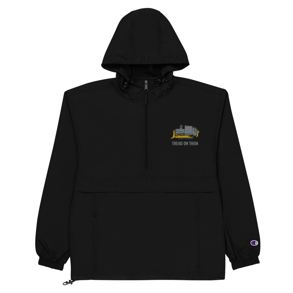 Killdozer Tread On Them Embroidered Champion Packable Jacket