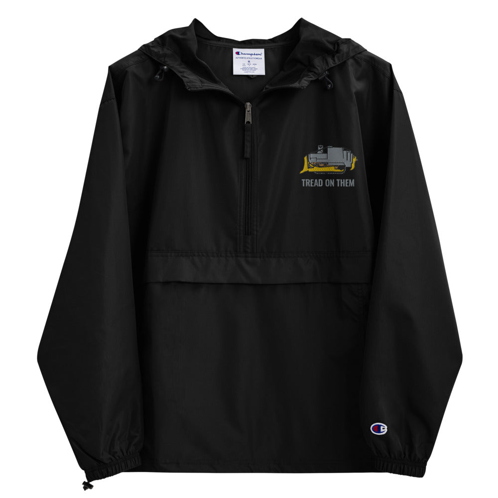 Killdozer Tread On Them Embroidered Champion Packable Jacket