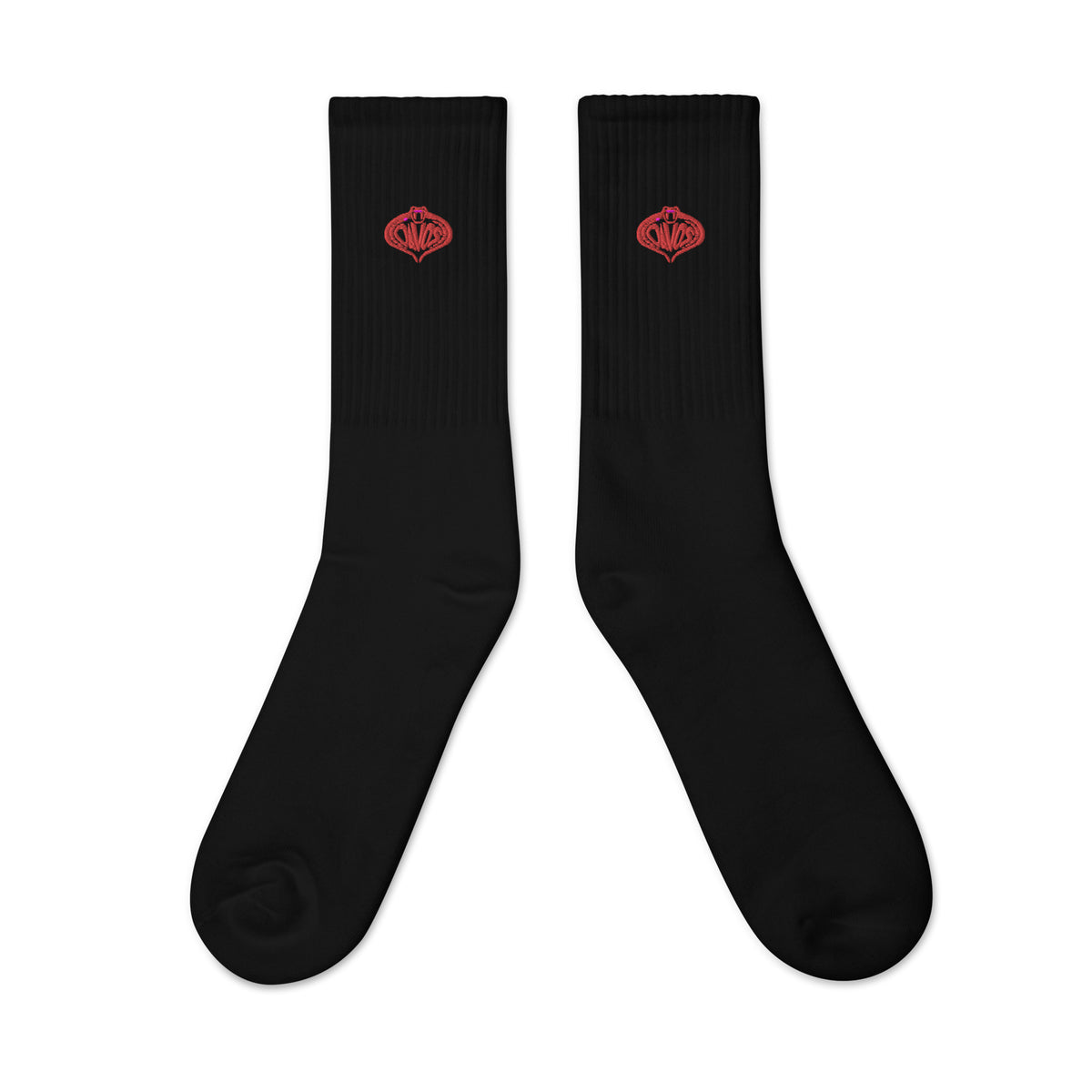 Davos Lizard People Logo Embroidered socks