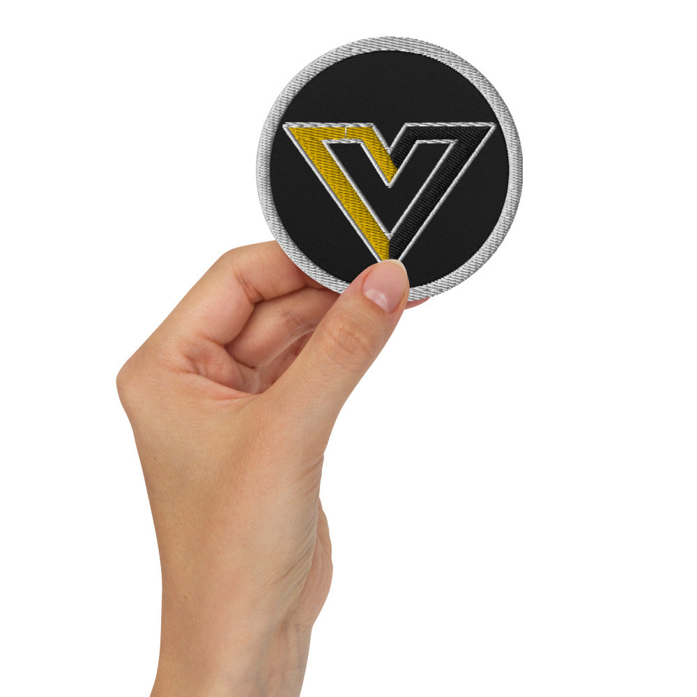Voluntaryist V Embroidered Morale Patches