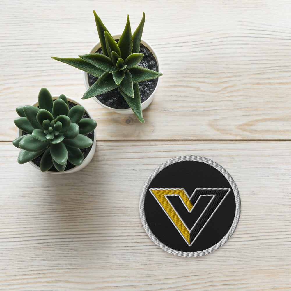 Voluntaryist V Embroidered Morale Patches