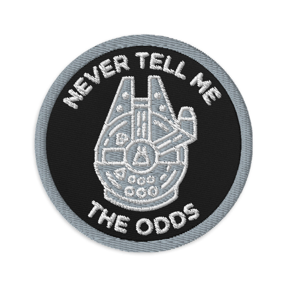 Never Tell Me the Odds Embroidered Morale Patches
