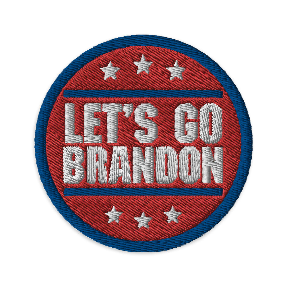 Let&#39;s Go Brandon Embroidered Morale Patch