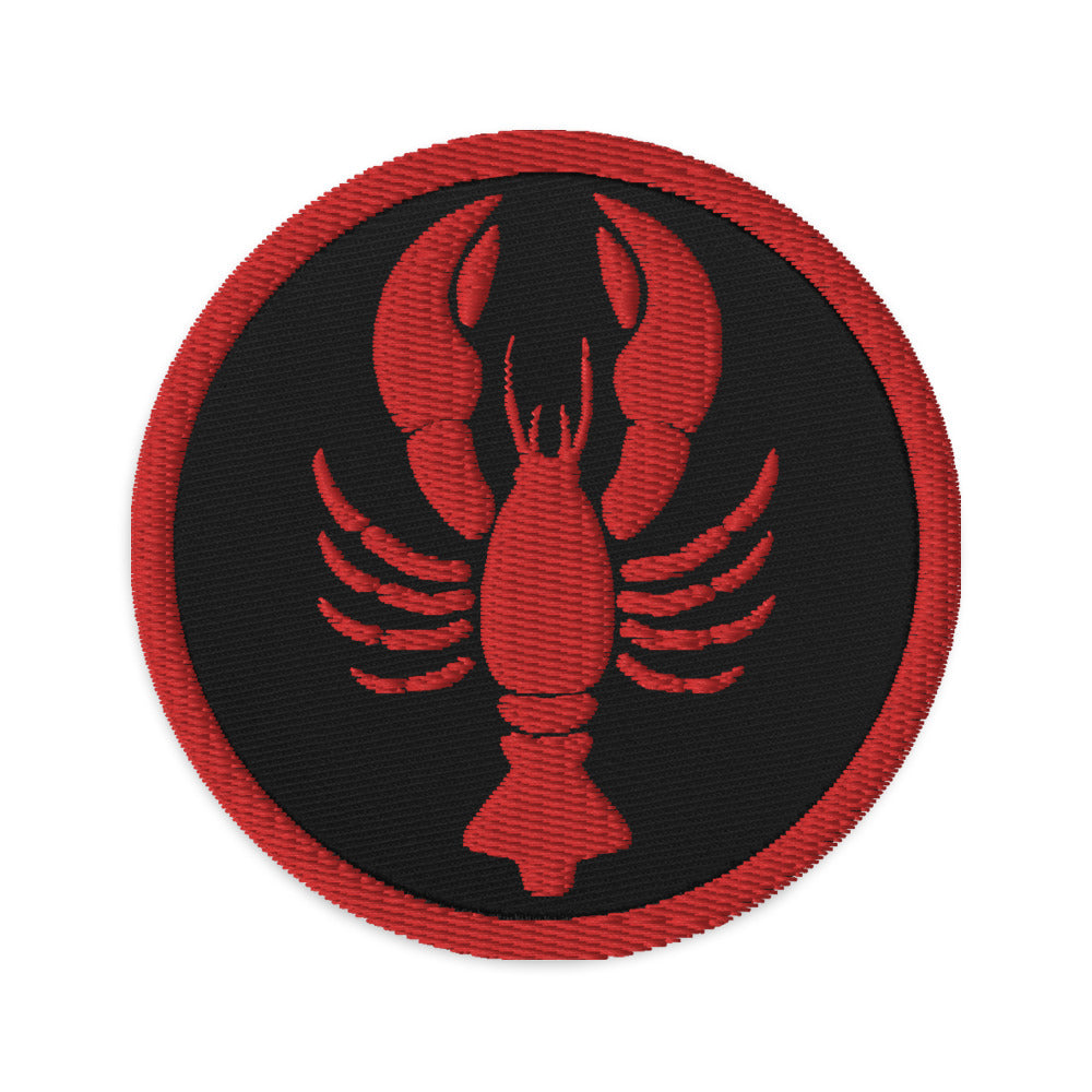 Lobster Embroidered patches