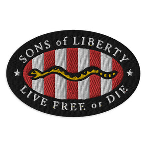 Sons of Liberty Oval Embroidered Morale Patch