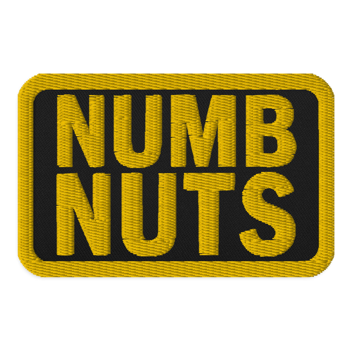Numb Nuts Embroidered Morale Patch