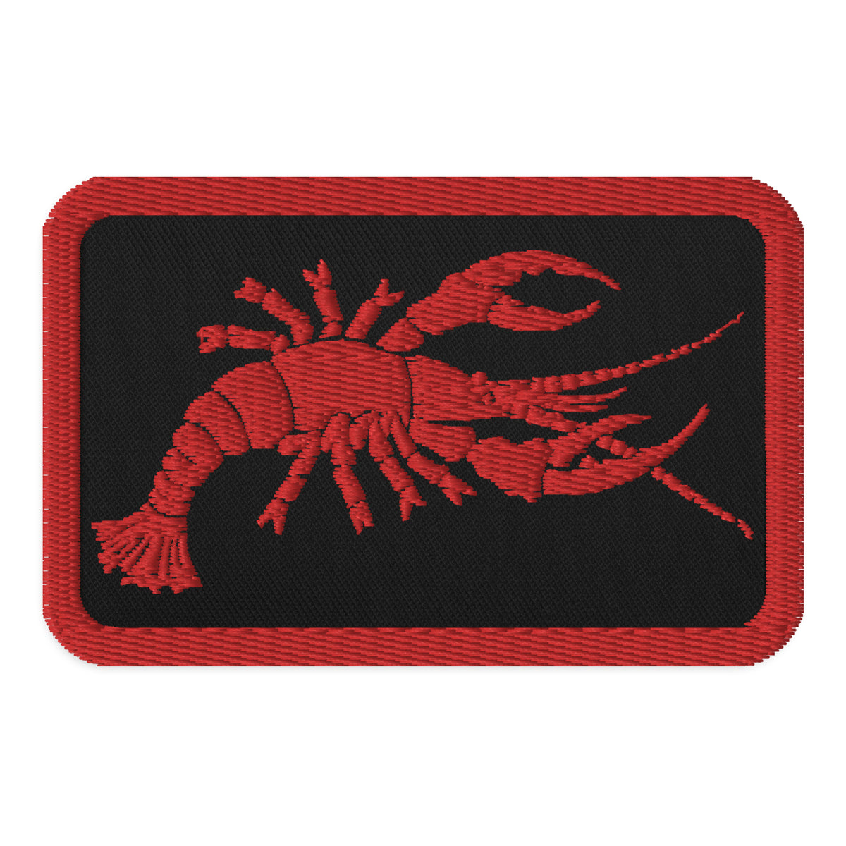 Lobster Hierarchy  Embroidered Patch