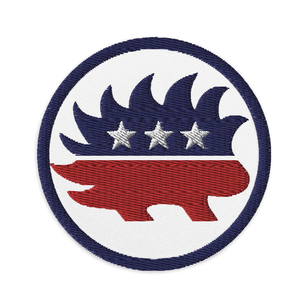 Porcupine Embroidered Morale Patch