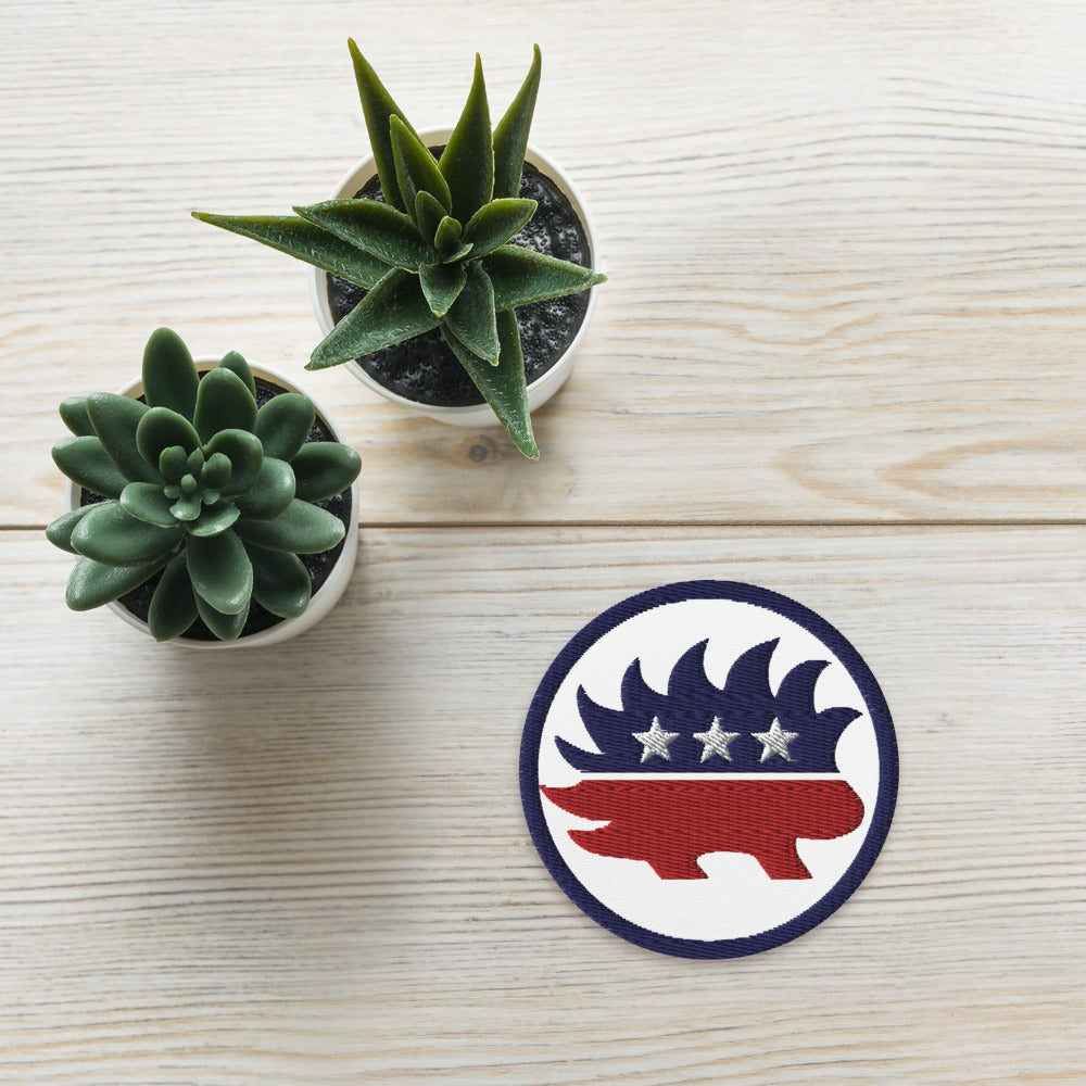 Porcupine Embroidered Morale Patch
