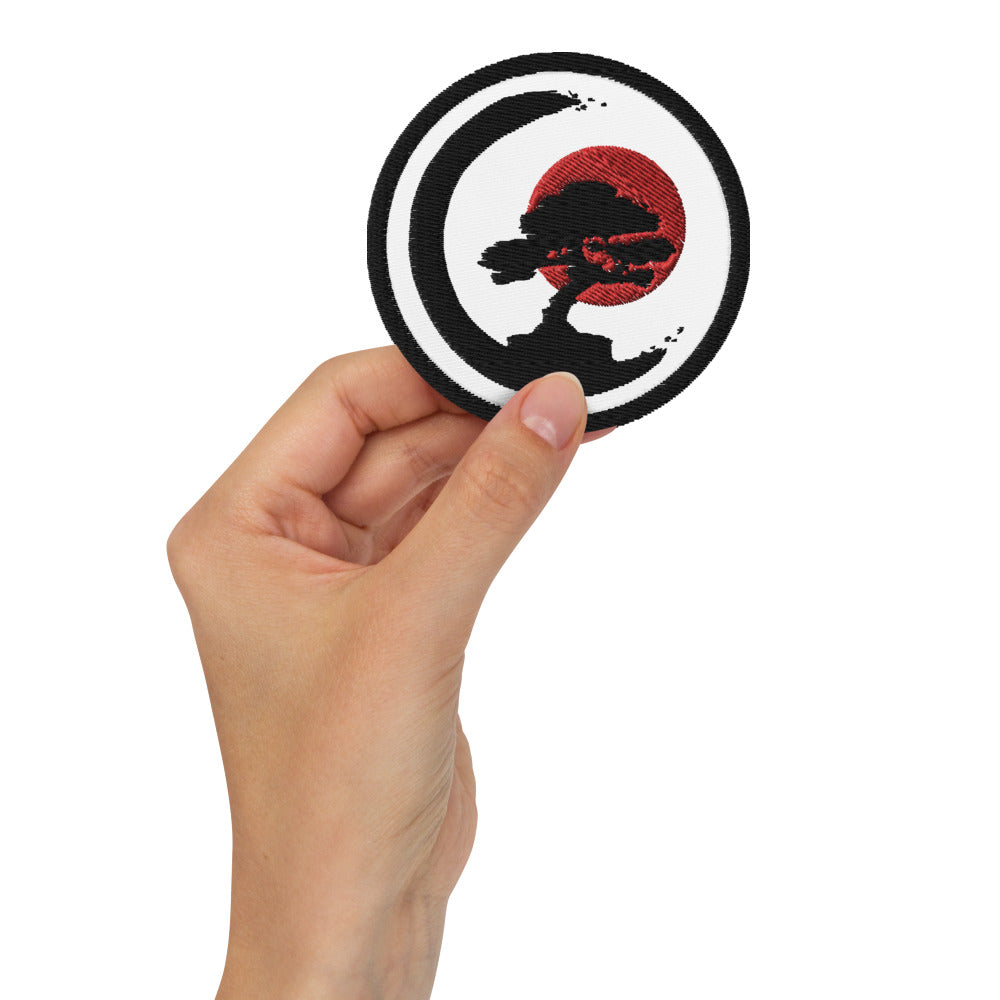 Bonsai Tree Embroidered patches