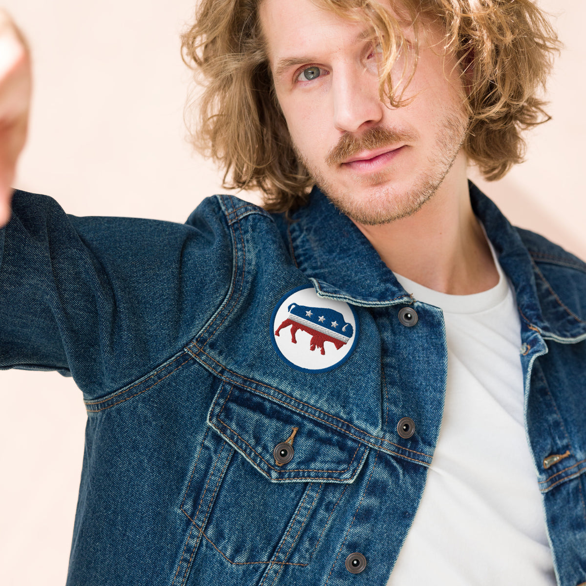 Independence Bison Embroidered Patch