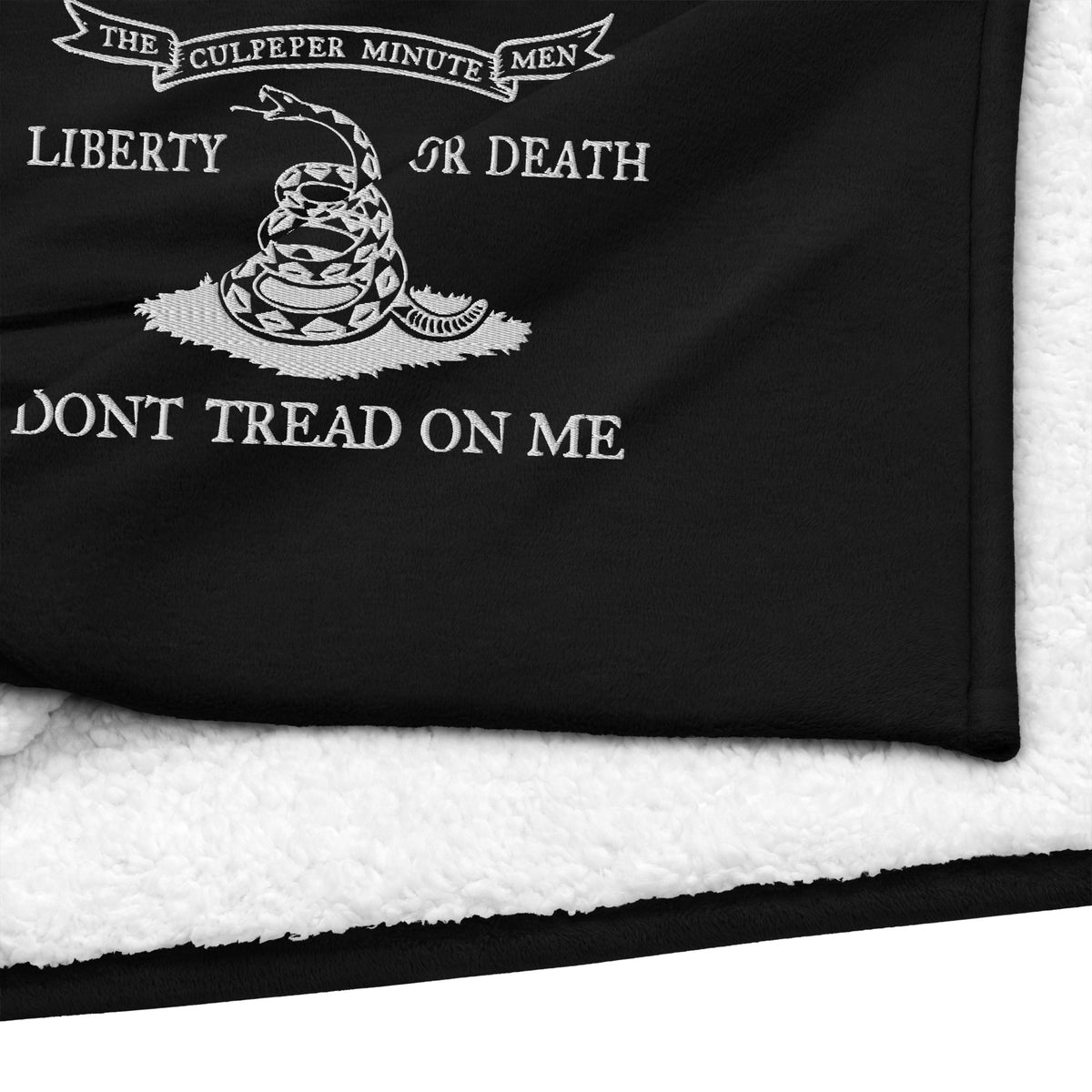 Culpeper Embroidered Sherpa Blanket