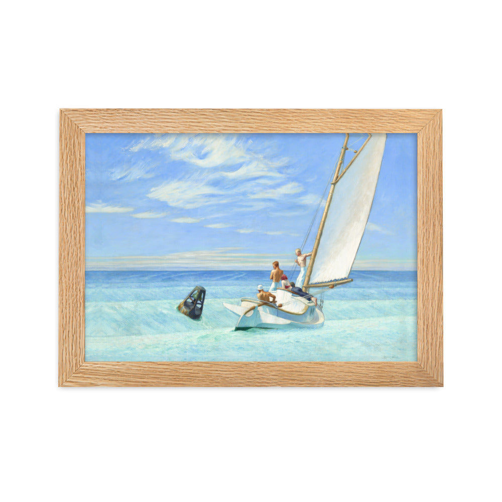 Ground Swell Edward Hopper Framed Print