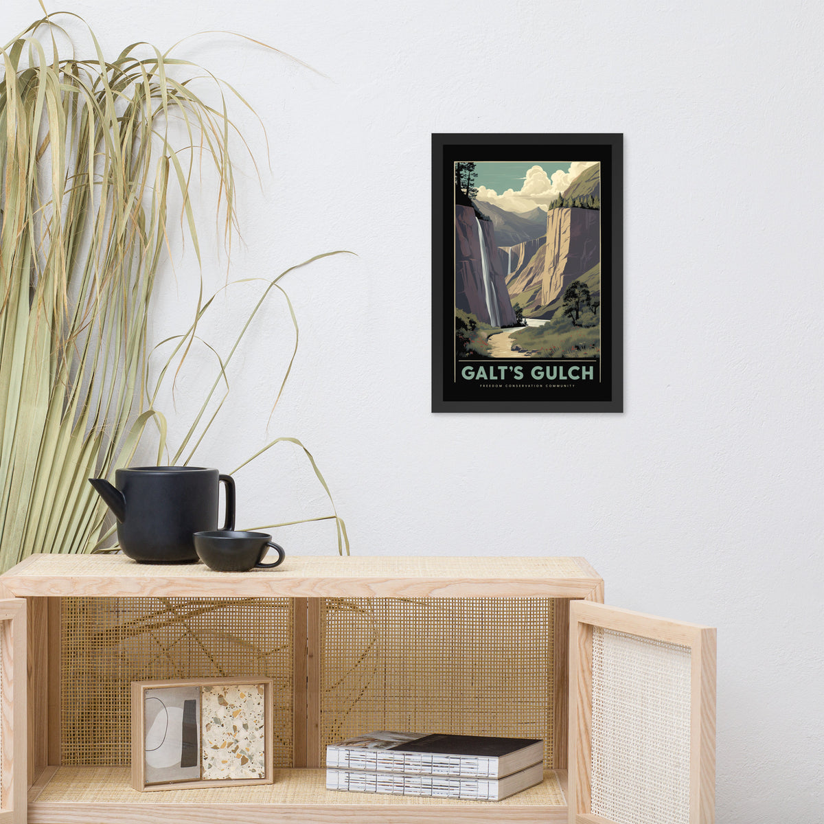 Galt&#39;s Gulch Framed Print