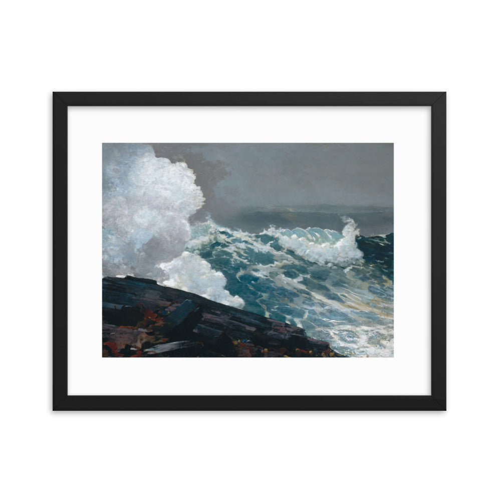 Northeaster Winslow Homer Framed Print