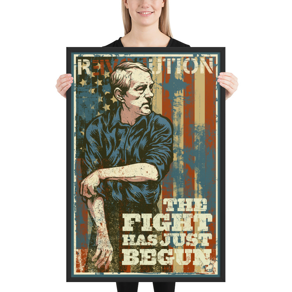 Ron Paul Revolution The Fight Has Just Begun by Dan McCall Framed Print