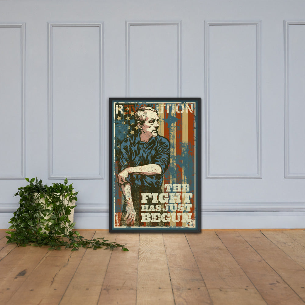 Ron Paul Revolution The Fight Has Just Begun by Dan McCall Framed Print