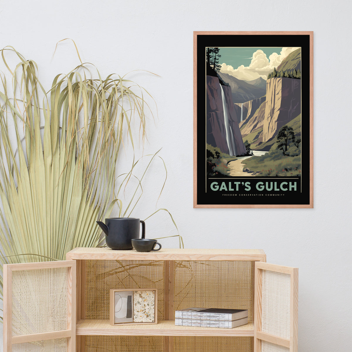 Galt&#39;s Gulch Framed Print