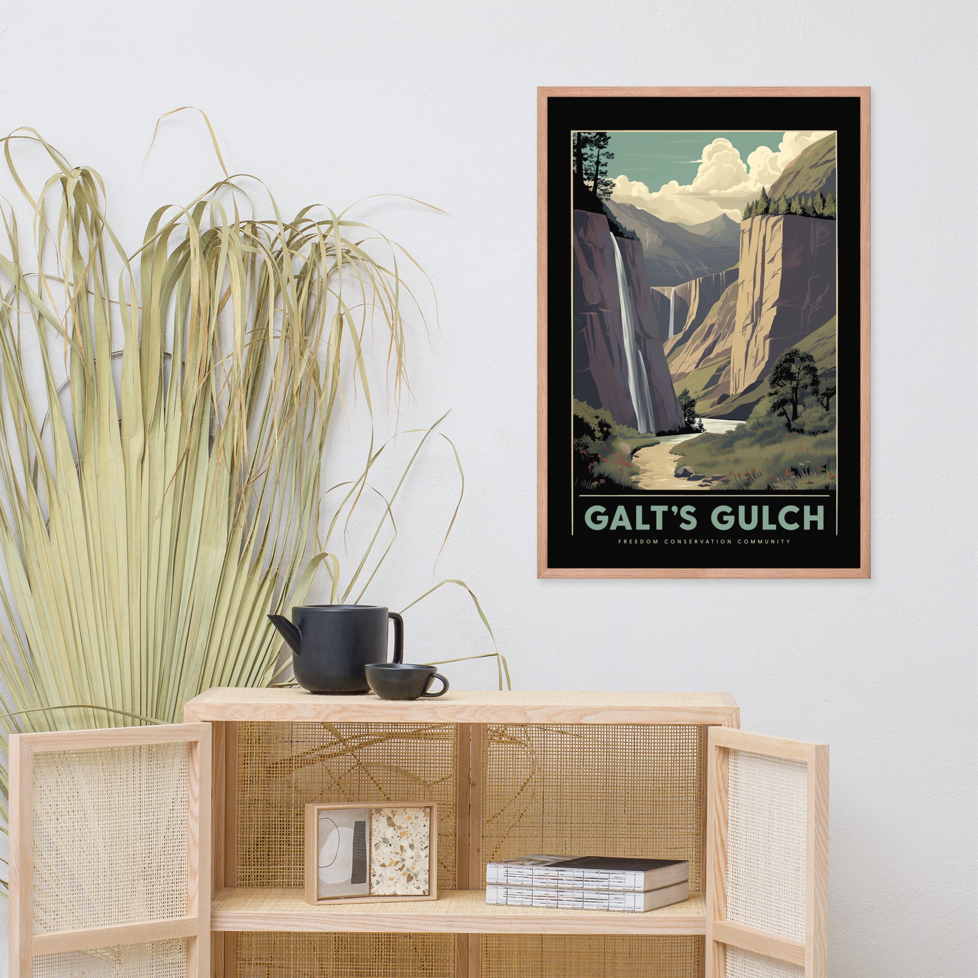 Galt's Gulch Framed Print
