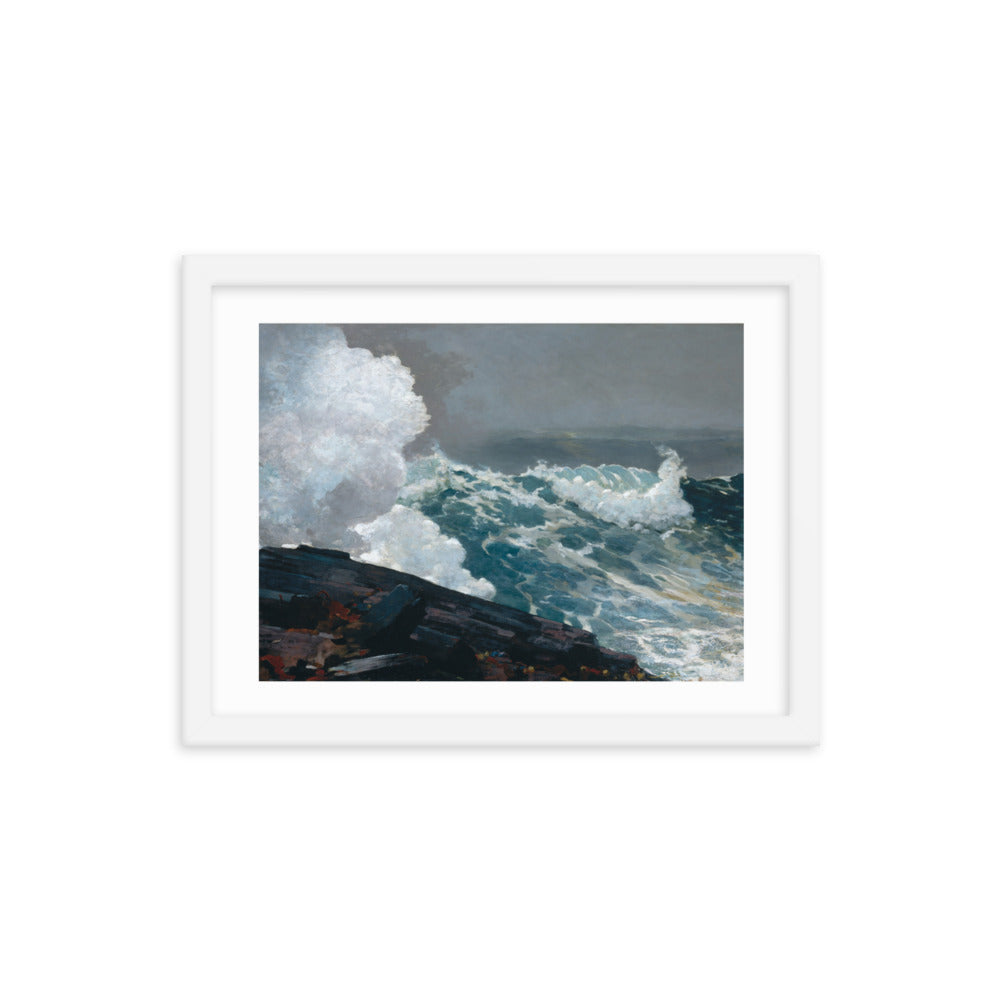 Northeaster Winslow Homer Framed Print