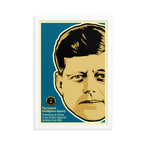 CIA JFK Framed Print