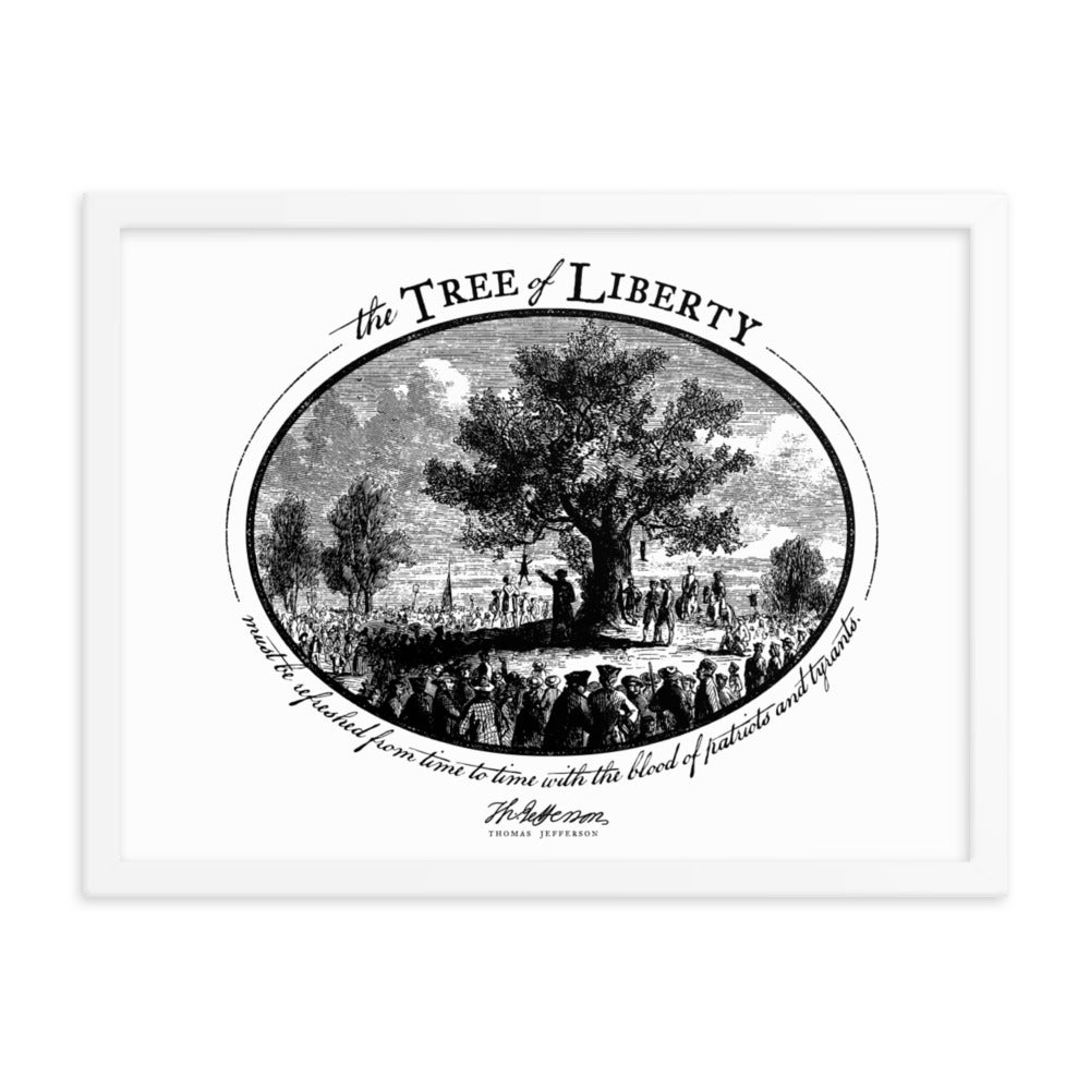 Tree of Liberty Framed Print