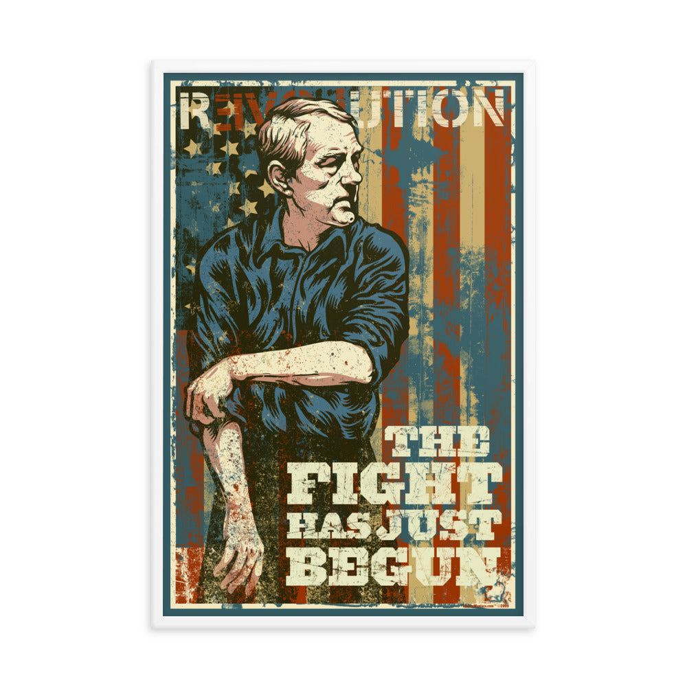 Ron Paul Revolution The Fight Has Just Begun by Dan McCall Framed Print