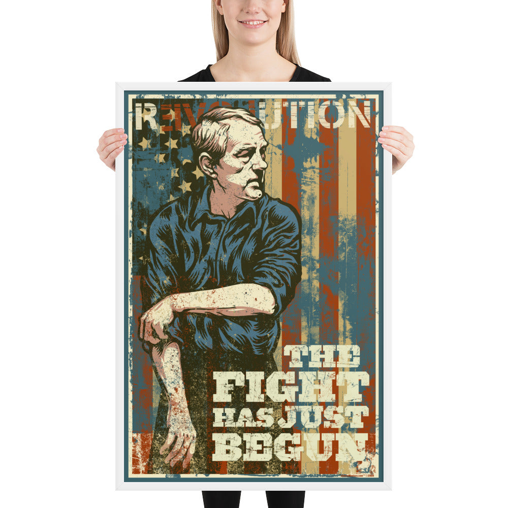 Ron Paul Revolution The Fight Has Just Begun by Dan McCall Framed Print