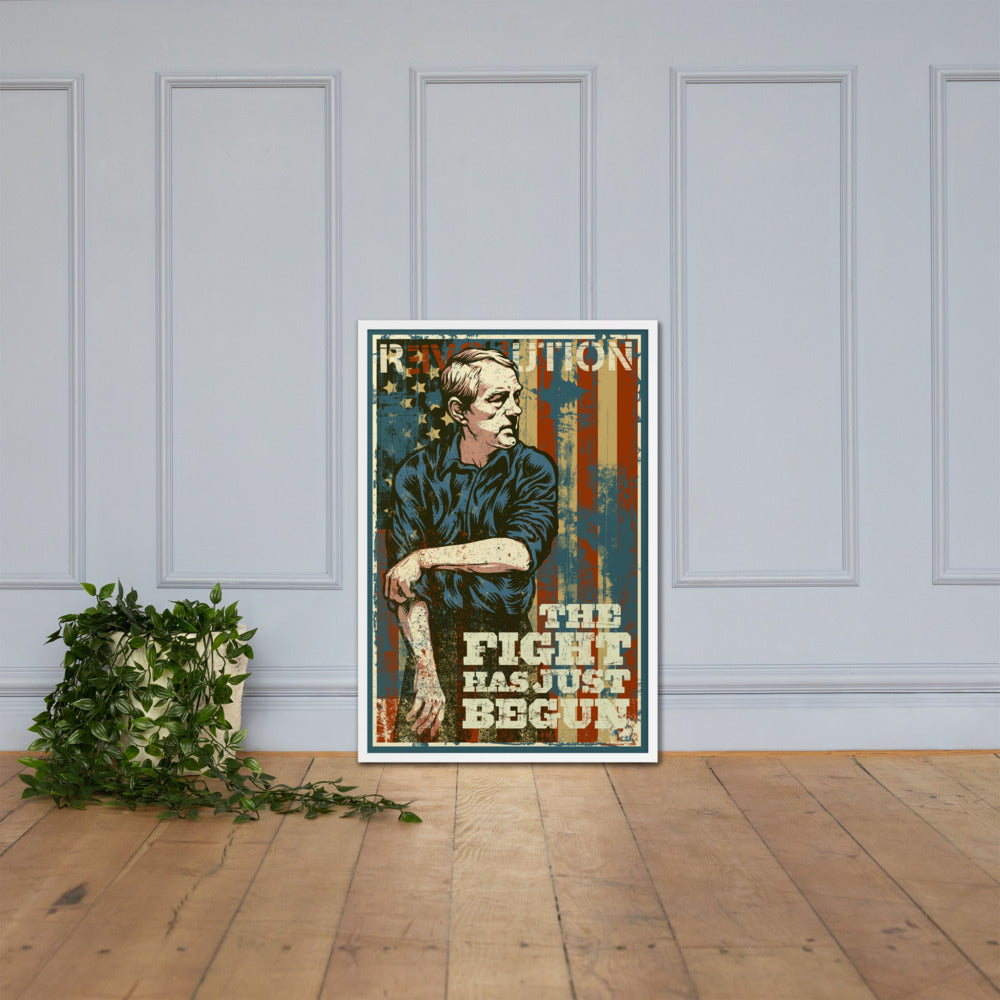 Ron Paul Revolution The Fight Has Just Begun by Dan McCall Framed Print